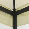 vidaXL Padiglione con rete 300x400x265 cm Crema Anteprima dell’immagine prodotto 4