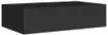 vidaXL Étagère murale à tiroirs noire 40x23,5x10 cm MDF Voir les images du produit 6