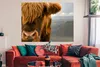 MuchoWow® Poster Schottischer Highlander - Orange - Nase Produktbild-Vorschau 2