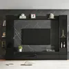 Merax Hochglanze Wohnwand mit Acryltür, TV Schrank mit Produktbild-Vorschau 5