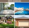 A collage of four images showing different applications of an outdoor storage box: a balcony, a swimming pool area, a garden, and a garage. Voir les images du produit
