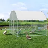 JOIEYOU Poulailler en métal 3x2x2m Cage à poules voûtée Voir les images du produit 3