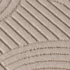 A close-up view of a textured rug with a ribbed pattern. Anteprima dell’immagine prodotto