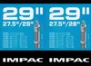 2x Impac 29 Zoll 27,5 " 28 " Schlauch DV Dunlop Blitz Produktbild-Vorschau 1