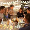 Servietten Windlicht Konfetti Eukalyptus 60. Geburtstag Produktbild-Vorschau 4