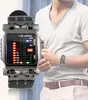 A man wearing a digital watch. Produktbild-Vorschau