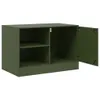 vidaXL TV-Schrank Olivgrün 67x39x44 cm Stahl Produktbild-Vorschau 7