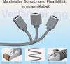RJ45 Patchkabelverlängerung CAT 7 S/FTP PiMF LSZH Grau 2m Produktbild-Vorschau 4