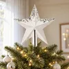 Adorno en forma de estrella para el árbol de Navidad, 22 cm Vista previa de la imagen del producto 2