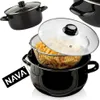 NAVA Marmite en émail avec tamis pour friture - 4l Voir les images du produit 13