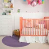 Liliowy bawełniany dywan dwustronny z efektem sznurka Podgląd zdjęcia produktu 2
