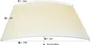 Kaminglas Gebogen Hark Opera B 448 x 350 x 366 mm Ofenglas Produktbild-Vorschau 1