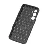 The back of a black phone case with a geometric pattern. Produktbild-Vorschau