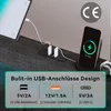 Graues Jugendbett mit Stauraum: LED-Licht, USB-C Produktbild-Vorschau 3