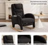 MODFU sedia a dondolo poltrona relax poltrona lounge con Anteprima dell’immagine prodotto 3