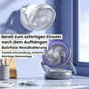 Oszillierender Tischventilator USB Akku, leiser Mini Produktbild-Vorschau 7
