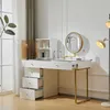 Sweiko Schminktisch-Set mit LED-beleuchtetem Spiegel, Produktbild-Vorschau 8