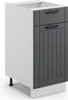 Küchenunterschrank Vicco Fame-Line Anthrazit Landhaus 40 cm Produktbild-Vorschau 1