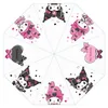 Parapluie transparente rose et noire Sanrio Kuromi & My Voir les images du produit 2