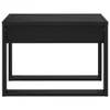 vidaXL Tavolino nero 50x50x35 cm in materiale composito Anteprima dell’immagine prodotto 5