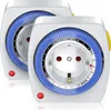 BEARWARE 2x 24h Zeitschaltuhr 15 min. Zeitintervalle / Produktbild-Vorschau 1