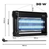 Vayox Lampa Owadobójcza IKL-30W | 4000V | Czarna Podgląd zdjęcia produktu 7