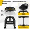 COSTWAY Werkstatthocker Höhenverstellbar, Werkstatt Produktbild-Vorschau 4