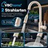 Robinet de cuisine VBChome, couleur beige, avec douchette Voir les images du produit 3
