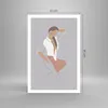 Poster - Poster ohne Rahmen - Frau Grafik Modern - 61x91,5 Produktbild-Vorschau 4