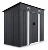Aga Domek ogrodowy 222x174x125 cm Ciemnoszary Podgląd zdjęcia produktu 1