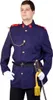 Uniformjacke mit Gürtel blau Gr. 54/56 Produktbild-Vorschau 2