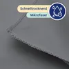 Sporthandtuch Mikrofaser, 90x180 cm, anthrazit, mit Produktbild-Vorschau 4