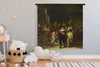 MuchoWow® Wandteppich Wandbehang Die Nachtwache - Rembrandt Produktbild-Vorschau 4