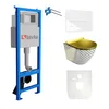 Lavita LAV 101 Vorwandelement für WC 40cm + Wand Hänge Produktbild-Vorschau 1