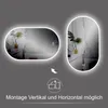 HOKO Miroir de salle de bain LED antibuée Miroir mural Voir les images du produit 8