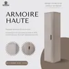 RODAN | Armoire haute - 139 cm - Beige, Cachemire | Meubles Voir les images du produit 2
