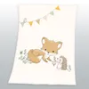 "Waldfreunde" ( babybest® )  Microfaser-Flauschdecke / Produktbild-Vorschau 4