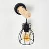 Aprica »Aprica« Wandlampe aus Metall/Holz in Schwarz/Natur Produktbild-Vorschau 4
