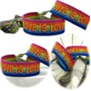 LS-LebenStil Canvas Statement Armband Love Love Regenbogen Produktbild-Vorschau 1