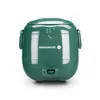 A green mini rice cooker shown from the front on a white background. Produktbild-Vorschau
