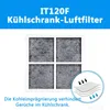 3er-Pack Kühlschrank-Luftfilter mit Aktivkohle, Ersatzfilter Náhľad obrázku produktu