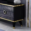 HOMIDEA Sophia TV-Lowboard TV-Schrank Wohnwand mit 2 Türen Produktbild-Vorschau 4