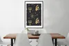 MuchoWow® Gerahmtes Poster Muster - Spirituell - Gold 60x90 Produktbild-Vorschau 3