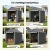 Zeltgarage Fahrrad Gerätehaus Garagenzelt Lagerzelt Mobil Produktbild-Vorschau 3