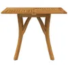 vidaXL Gartentisch 85x85x75 cm Massivholz Akazie Produktbild-Vorschau 3