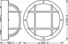 Osram LED Wandleuchte Bulkhead Essential Round E27 weiß Produktbild-Vorschau 2