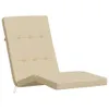 vidaXL Liegestuhl-Auflagen 2 Stk. Beige Oxford-Gewebe Produktbild-Vorschau 4