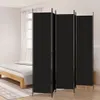 vidaXL Paravento a 5 pannelli Nero 250x220 cm in tessuto Anteprima dell’immagine prodotto 8