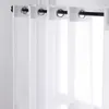 2er Set Vorhänge Bestickter Transparente Voile Gardinen mit Produktbild-Vorschau 8