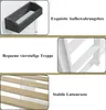 A collage of images showing details of a bed frame, including a storage box, stairs, and slats. Produktbild-Vorschau